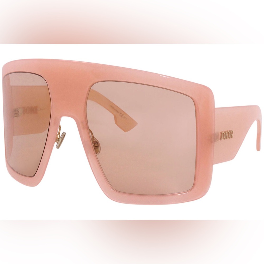 Dior Pink Oversized Square Sunglasses